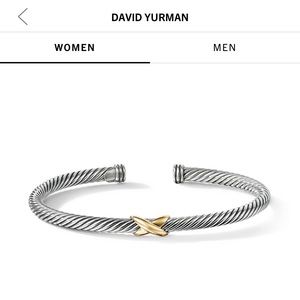 David Yurman X Crossover Bracelet 4mm